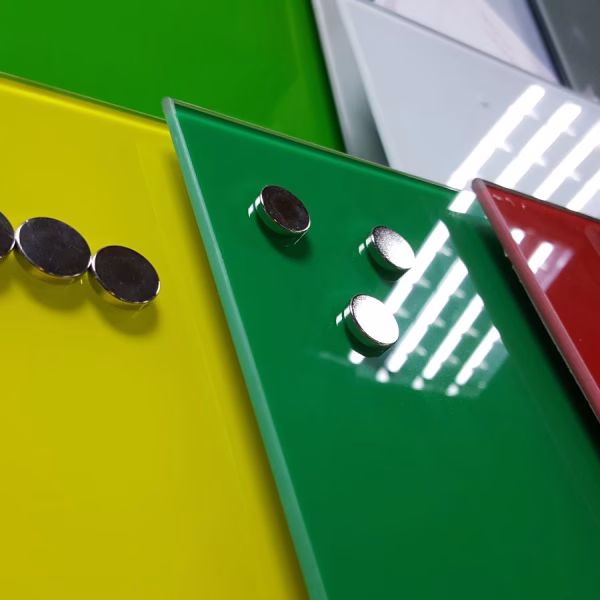 Glazen whiteboards